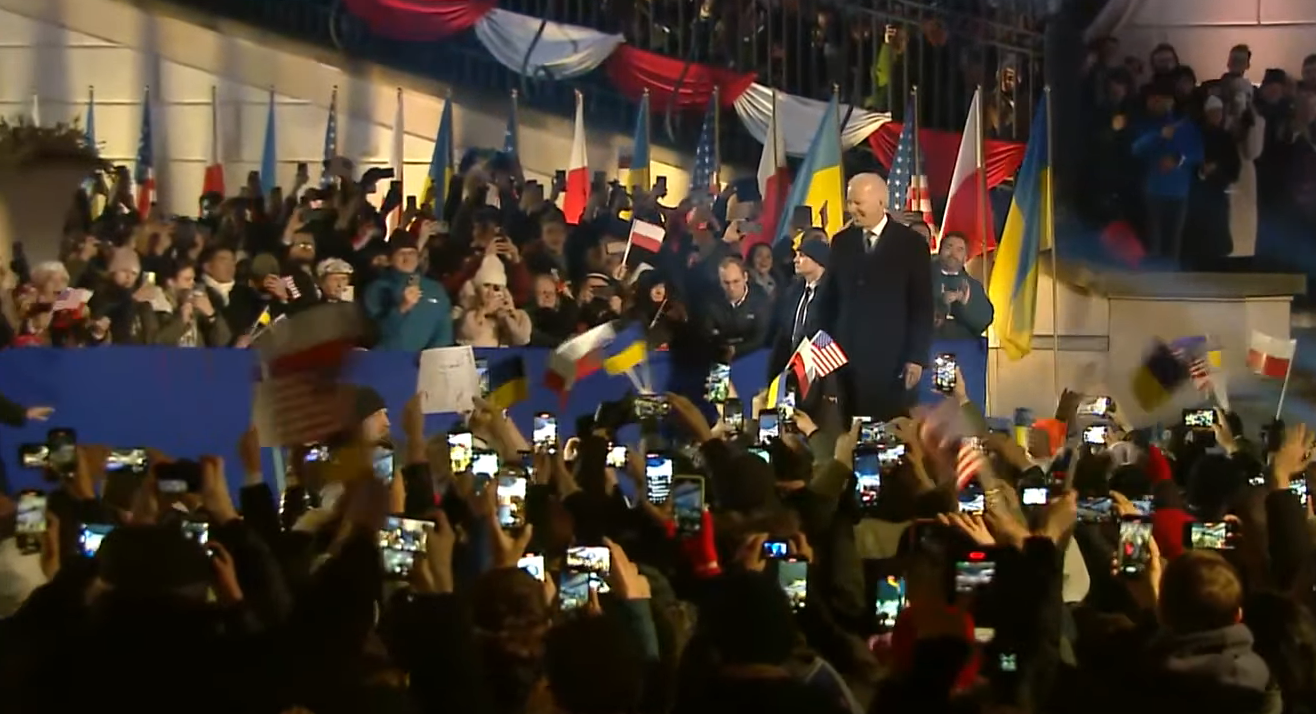 Preşedintele Joe Biden, discurs la Varşovia: „La un an de la începerea invaziei ruse, Kievul rămâne puternic“
