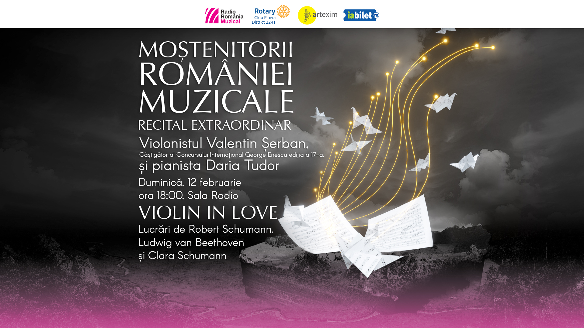 Moștenitorii României muzicale: „Violin in love“ cu Valentin Șerban și Daria Tudor