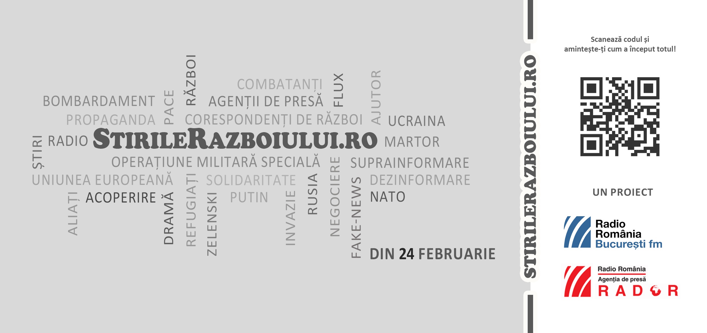 București FM și Agenția de Presă RADOR lansează astăzi cartea în format electronic și site-ul stirilerazboiului.ro