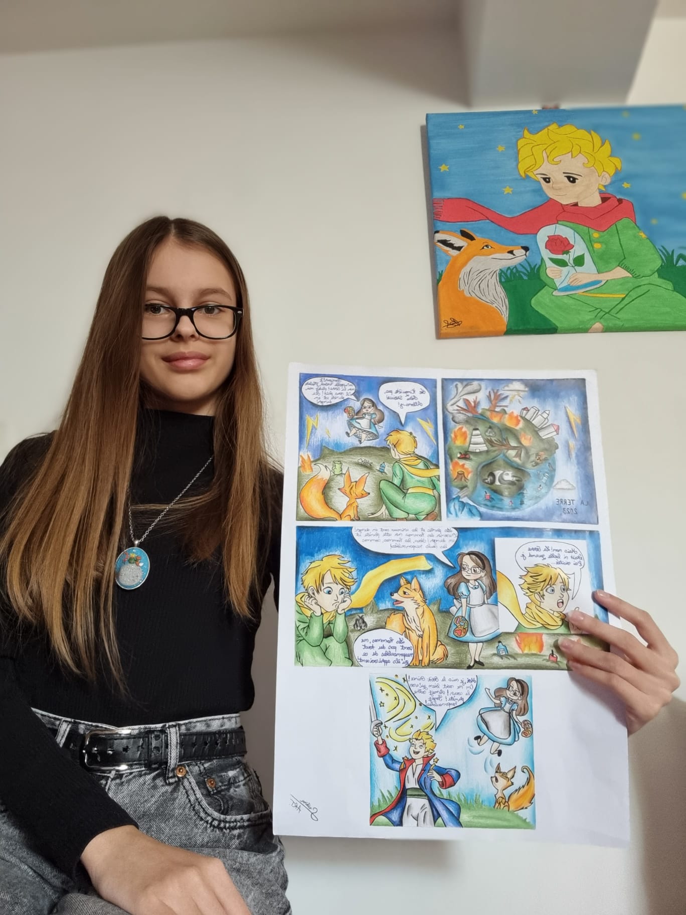 INTERVIU: Sabina, o adolescentă de 15 ani din Tulcea, confecționează cu măiestrie zeci de mărțișoare din materiale inspirate din natură