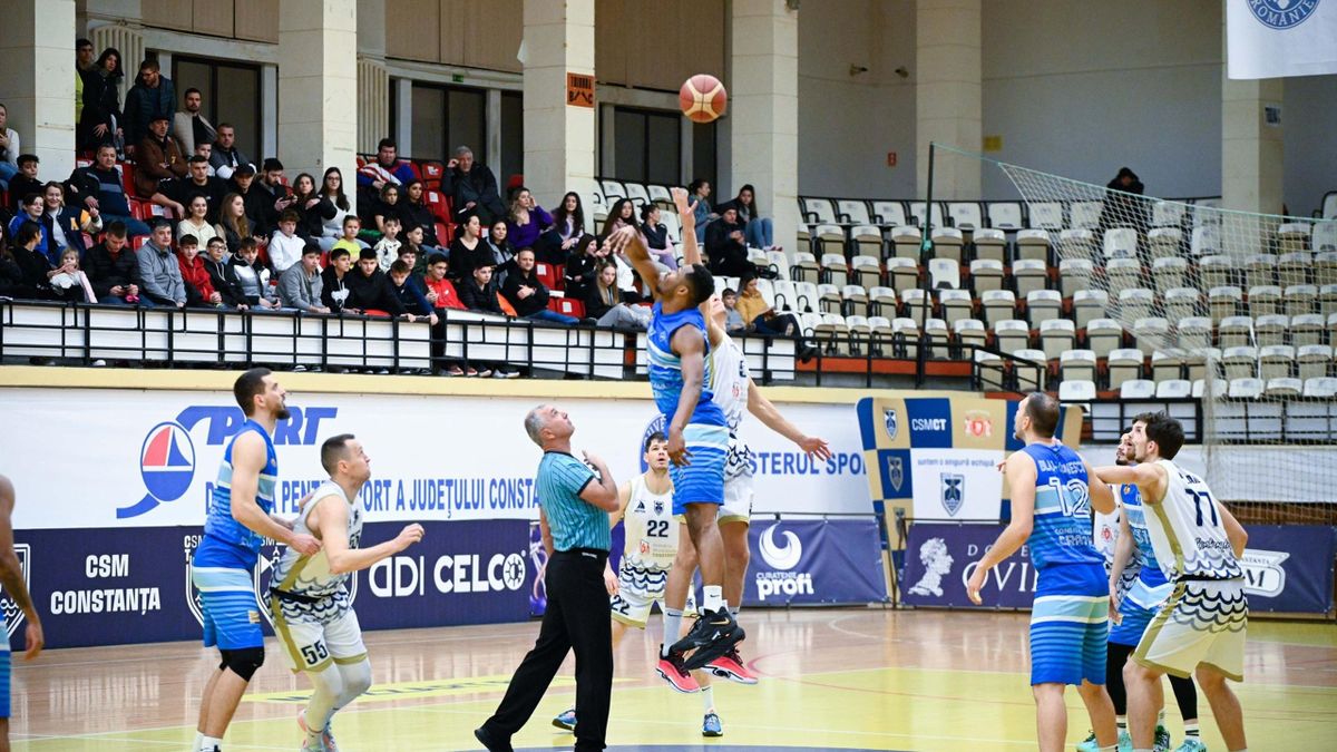 Echipa de baschet masculin CSM Constanța începe lupta pentru play-off