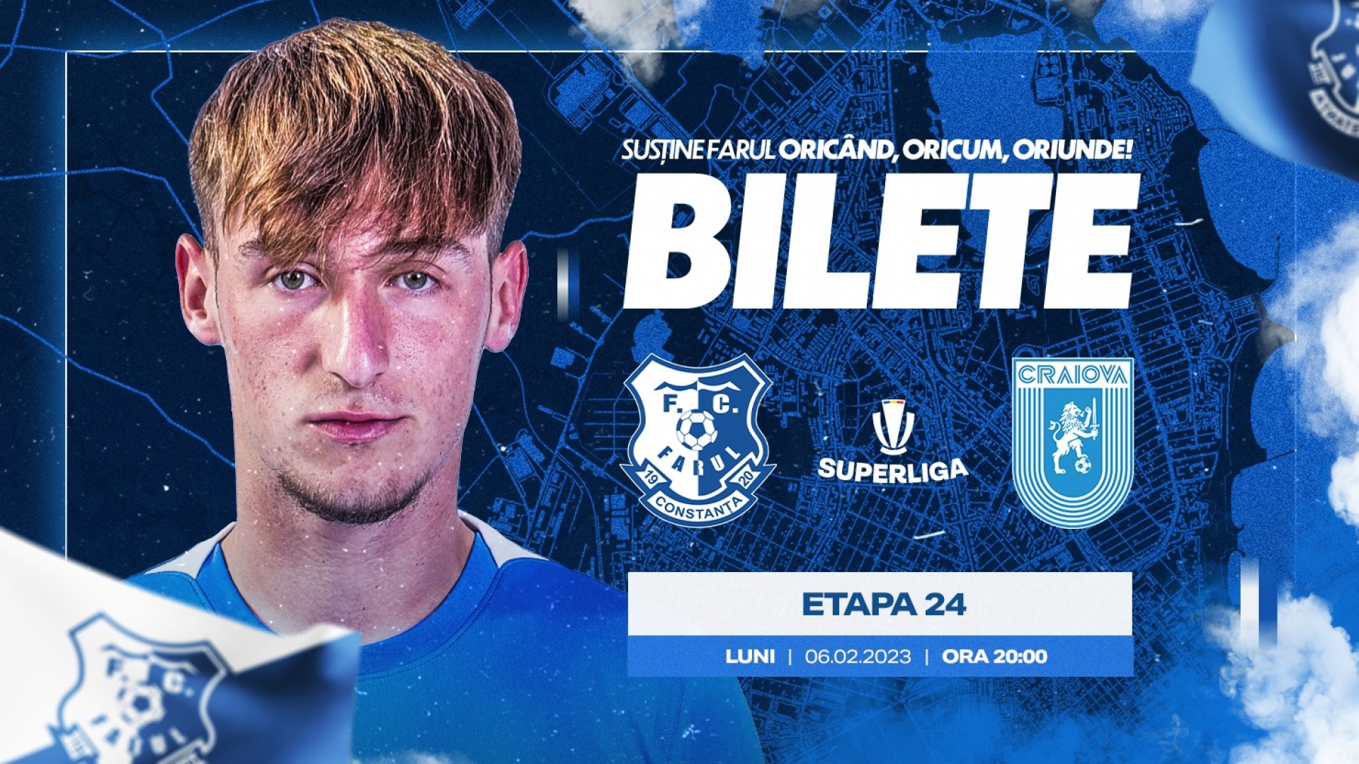 Bilete disponibile la partida Farul -CS Universitatea Craiova
