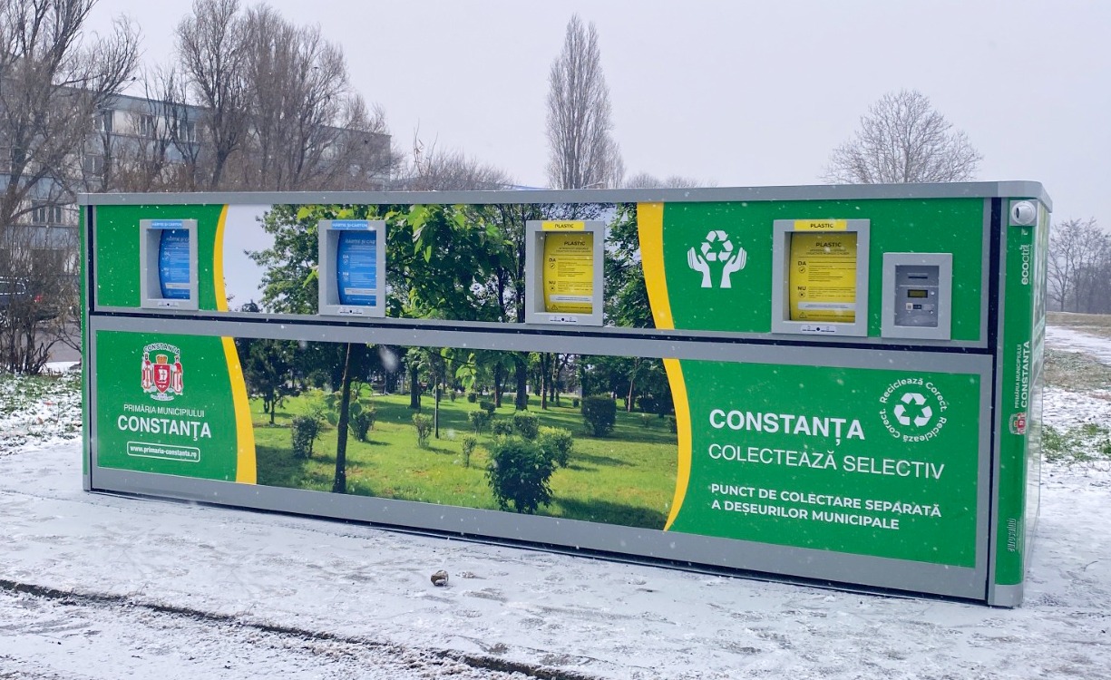 CONSTANŢA: Când vor fi funcţionale cele 14 insule ecologice digitalizate, destinate colectării deşeurilor