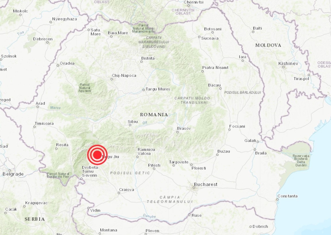 Un nou cutremur cu magnitudinea 4,2, în judeţul Gorj