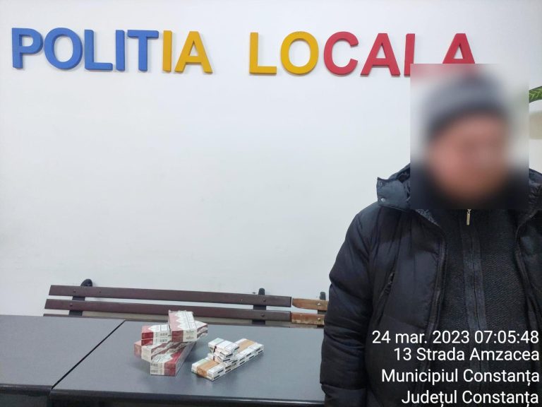 CONSTANȚA: Captură a Poliției Locale. 72 de pachete de țigări netimbrate