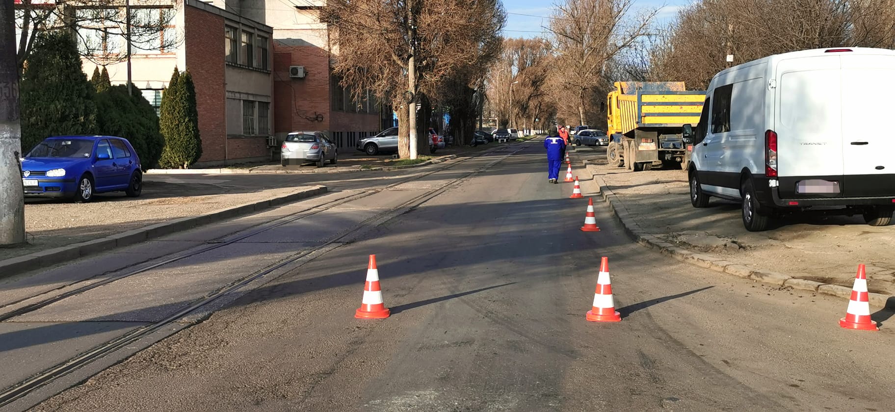 CONSTANŢA: Încep lucrările de frezare a carosabilului pe strada Celulozei, în zona Industrială