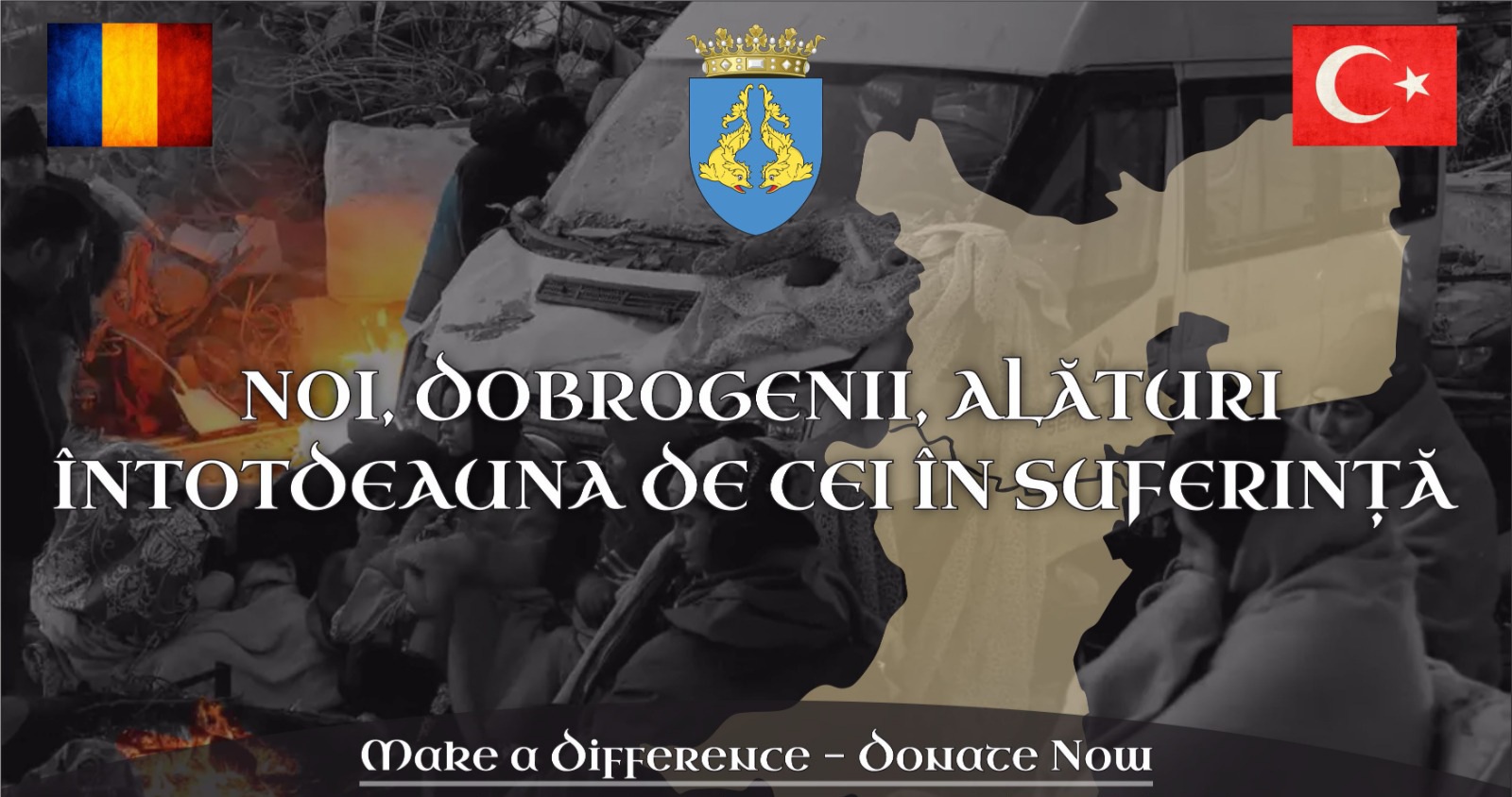 Comunitatea dobrogeană se mobilizează pentru a ajuta oamenii greu încercați din zonele afectate de teribilele cutremure din Turcia