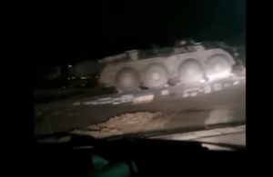 Județul Brașov: Un tren care transporta tehnică militară a deraiat