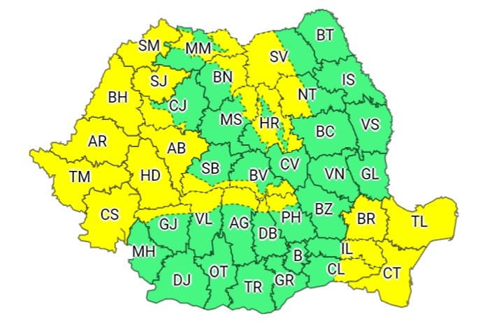 Vreme închisă și în răcire, la început de săptămână, în Dobrogea