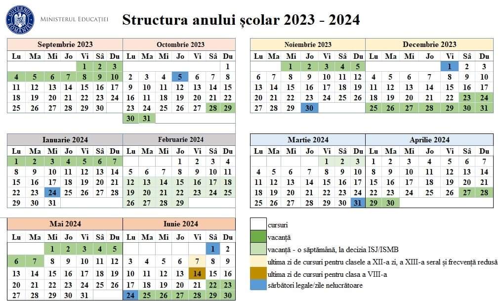 Ministrul Educației, Ligia Deca, a semnat ordinul privind structura anului școlar 2023-2024