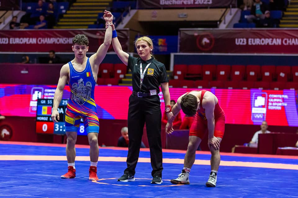 Prima medalie pentru România la Campionatele Europene de lupte U23 de la București