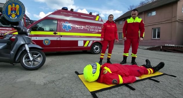VIDEO/ISU Dobrogea: Ce să faceți atunci când sunteți martorul unui accident rutier în care este implicat un motociclist