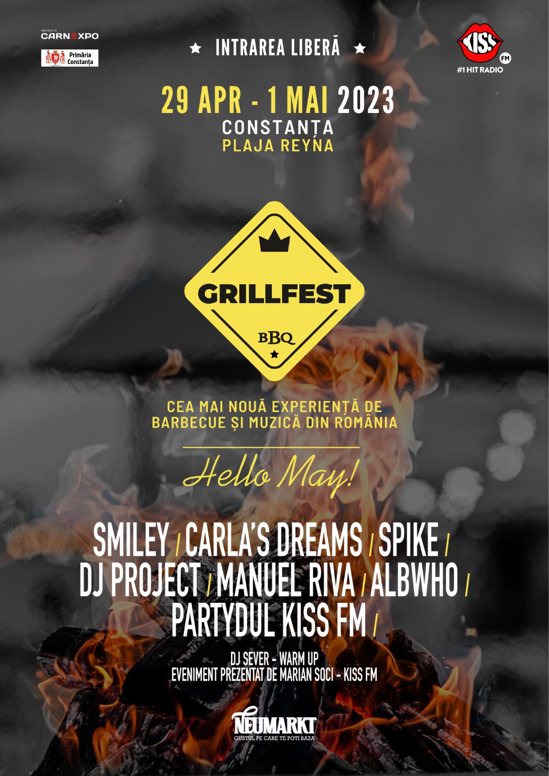 CONSTANŢA: Grill Fest, eveniment anunţat de municipalitate pentru minivacanţa de 1 Mai