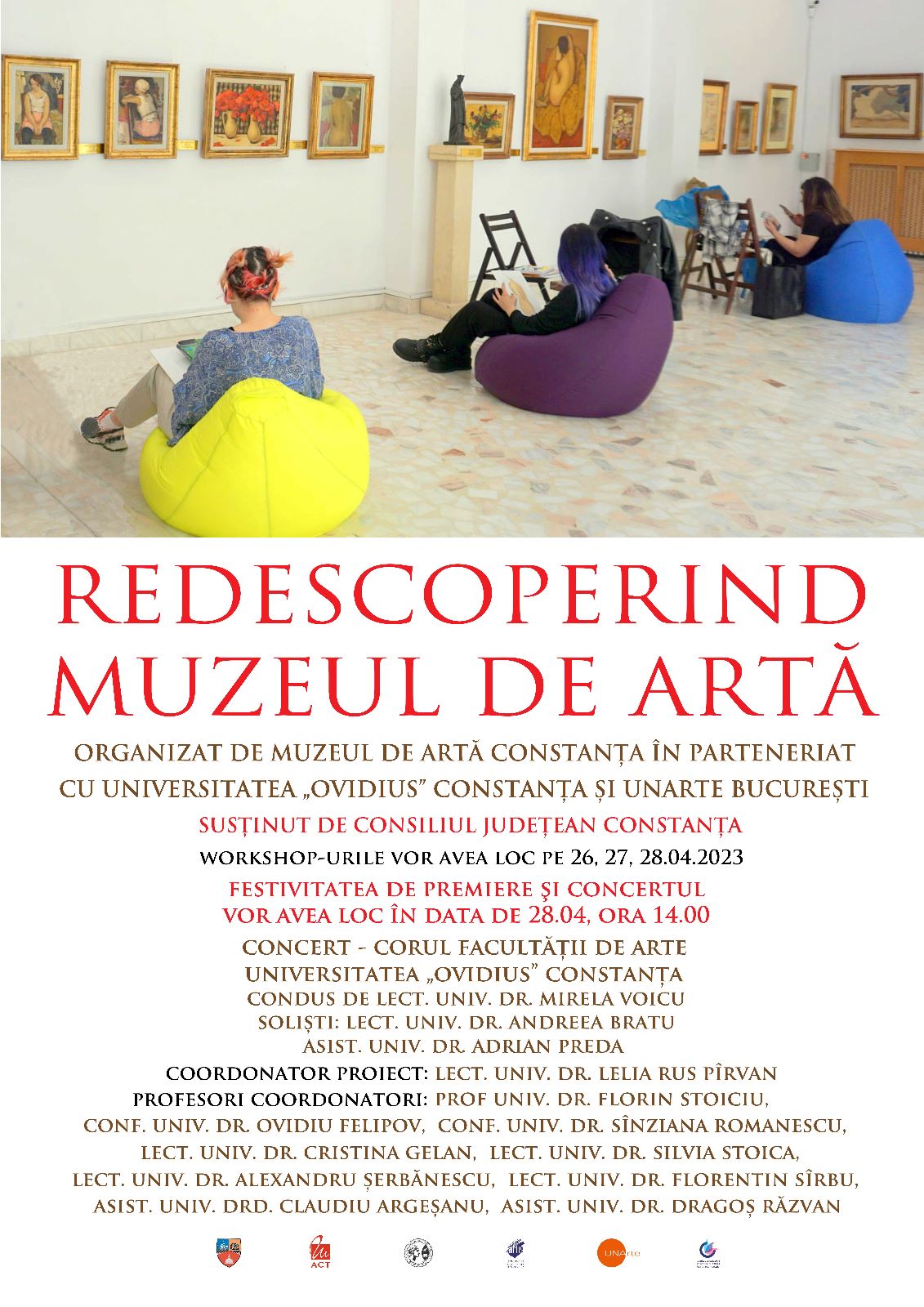 CONSTANŢA: Studenții de la Facultatea de Arte, față în față cu operele marilor pictori români
