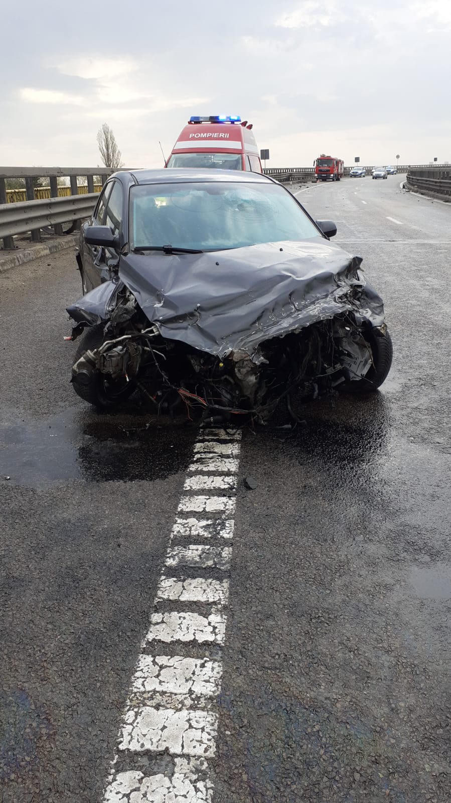 Accident rutier în Cernavodă. Două persoane au fost rănite