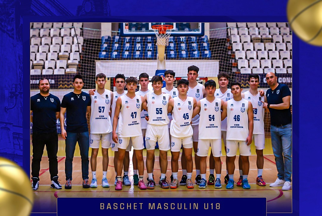 CSM Constanța U18 continuă seria victoriilor în Campionatul Național de baschet masculin