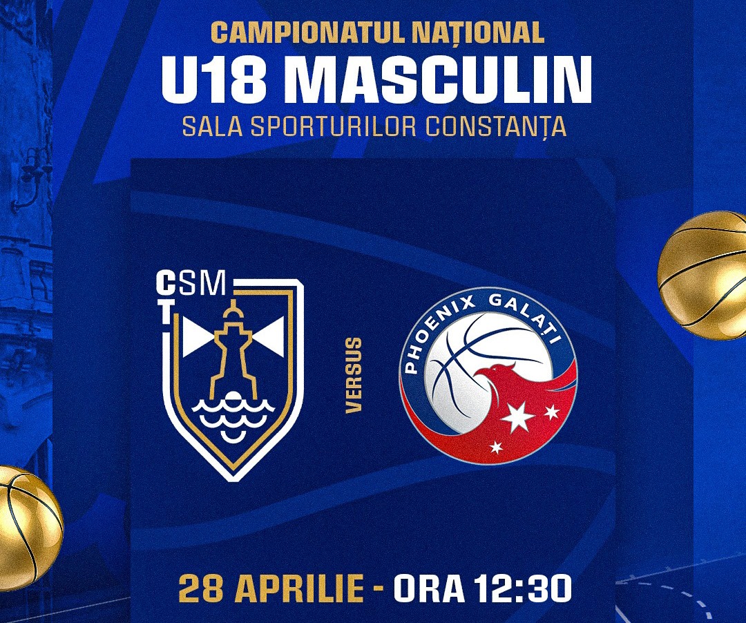 Baschetbaliștii juniori de la CSM Constanța au meci astăzi cu CS Phoenix Galați