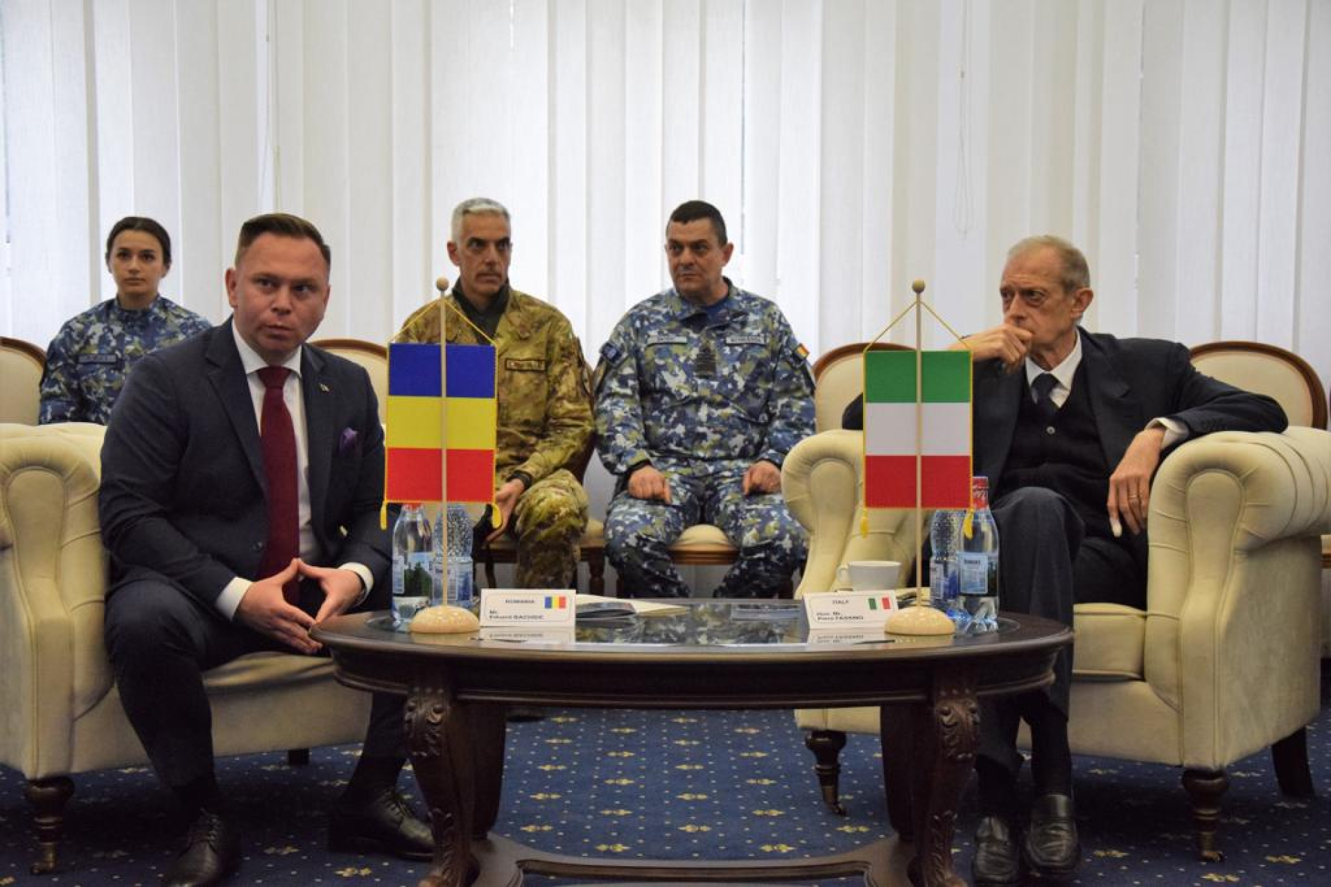 Oficiali italieni au vizitat trupele din Baza Aeriană Mihail Kogălniceanu