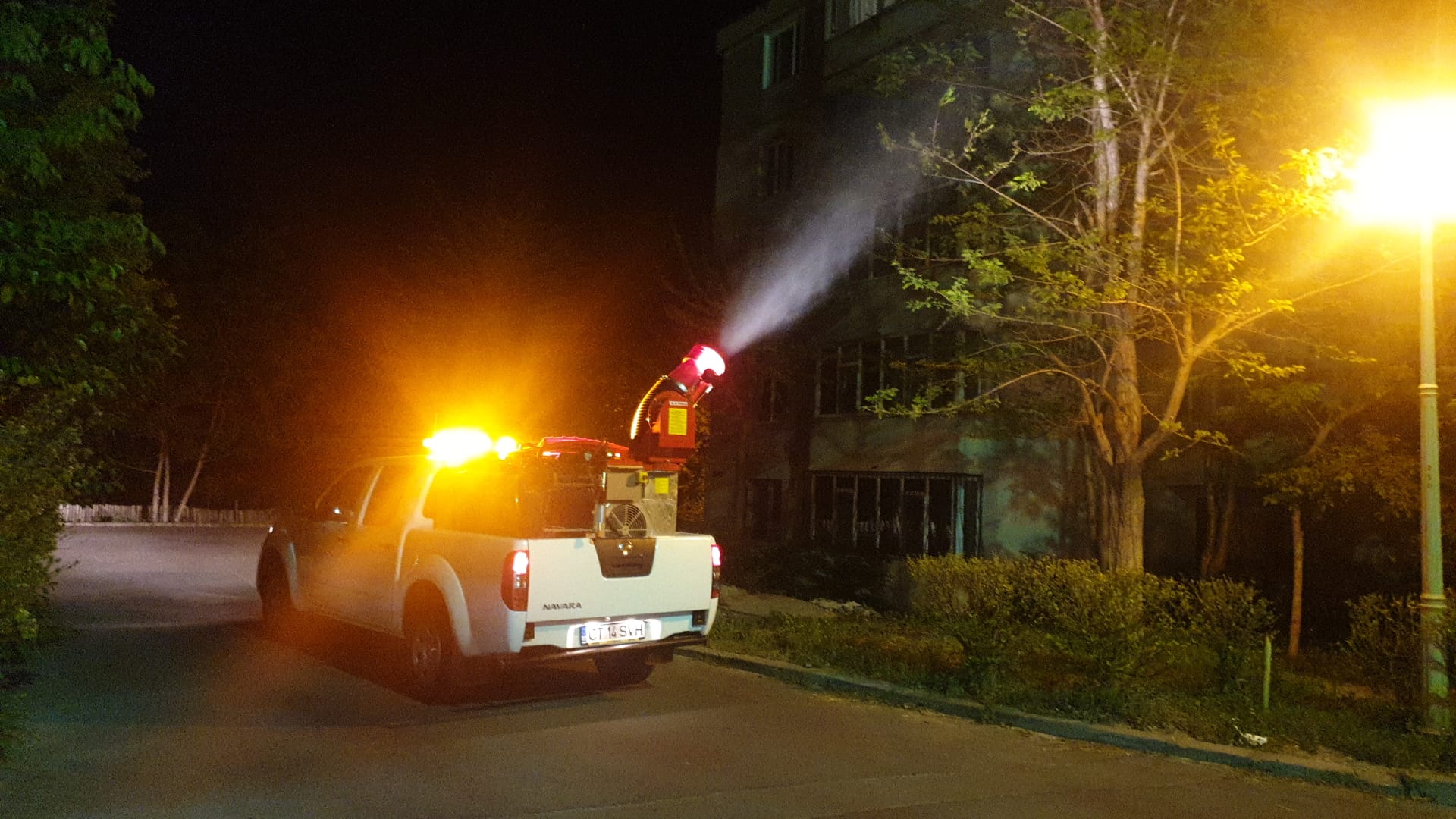 CONSTANȚA: Începe stropirea copacilor împotriva dăunătorilor