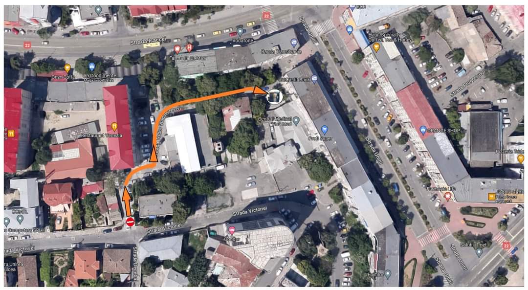 TULCEA: Accesul auto va fi restricţionat pe strada Tudor Vladimirescu