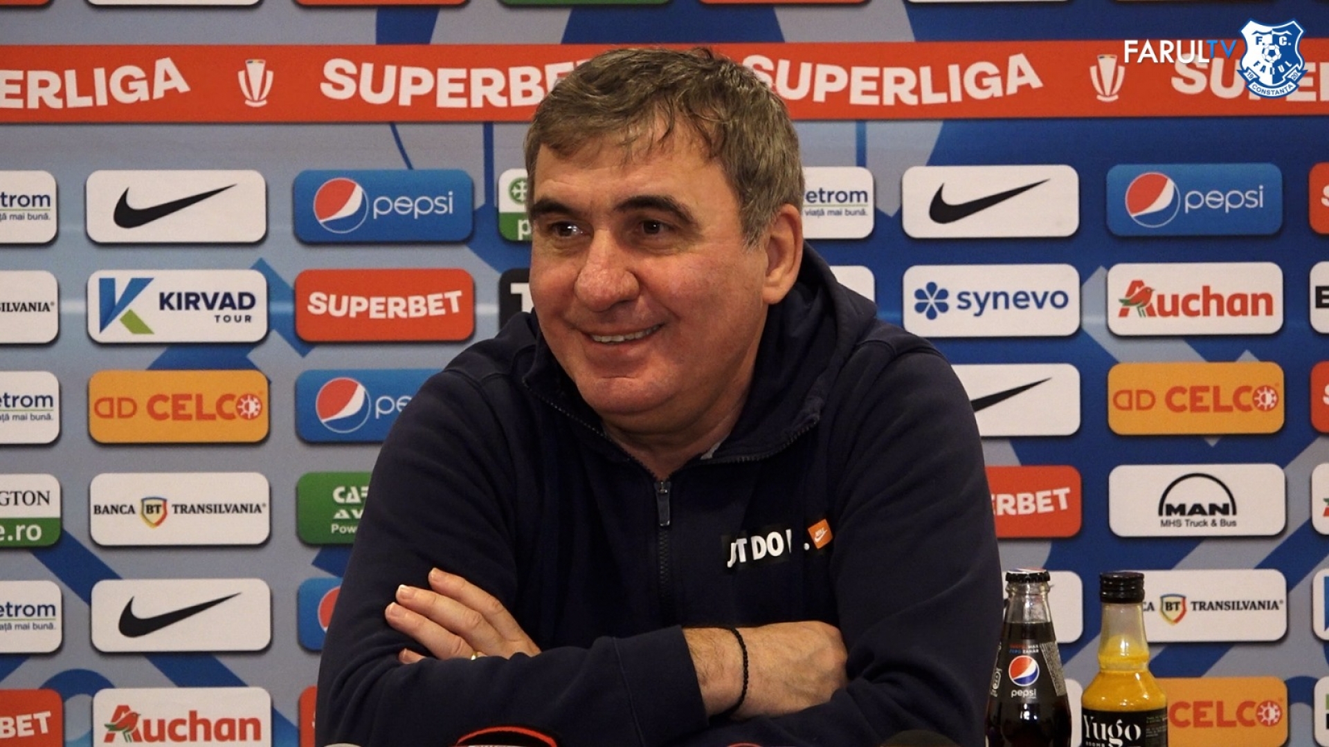 Gheorghe Hagi este optimist înaintea meciului de astăzi cu Rapid