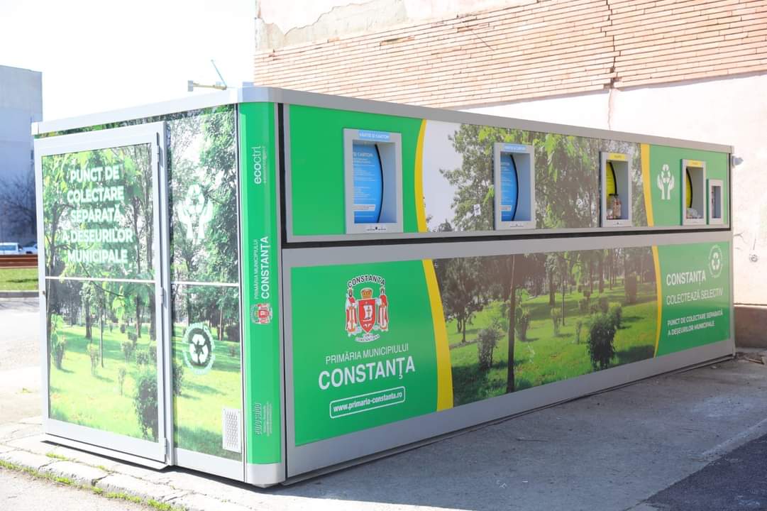 CONSTANȚA: 14 insule ecologice pentru colectarea deșeurilor au devenit funcționale