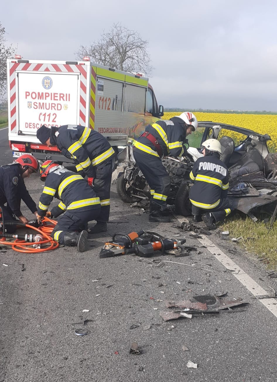 Județul Constanța: Oficial, de la Poliția Rutieră. Cum s-a produs accidentul mortal de pe DN38