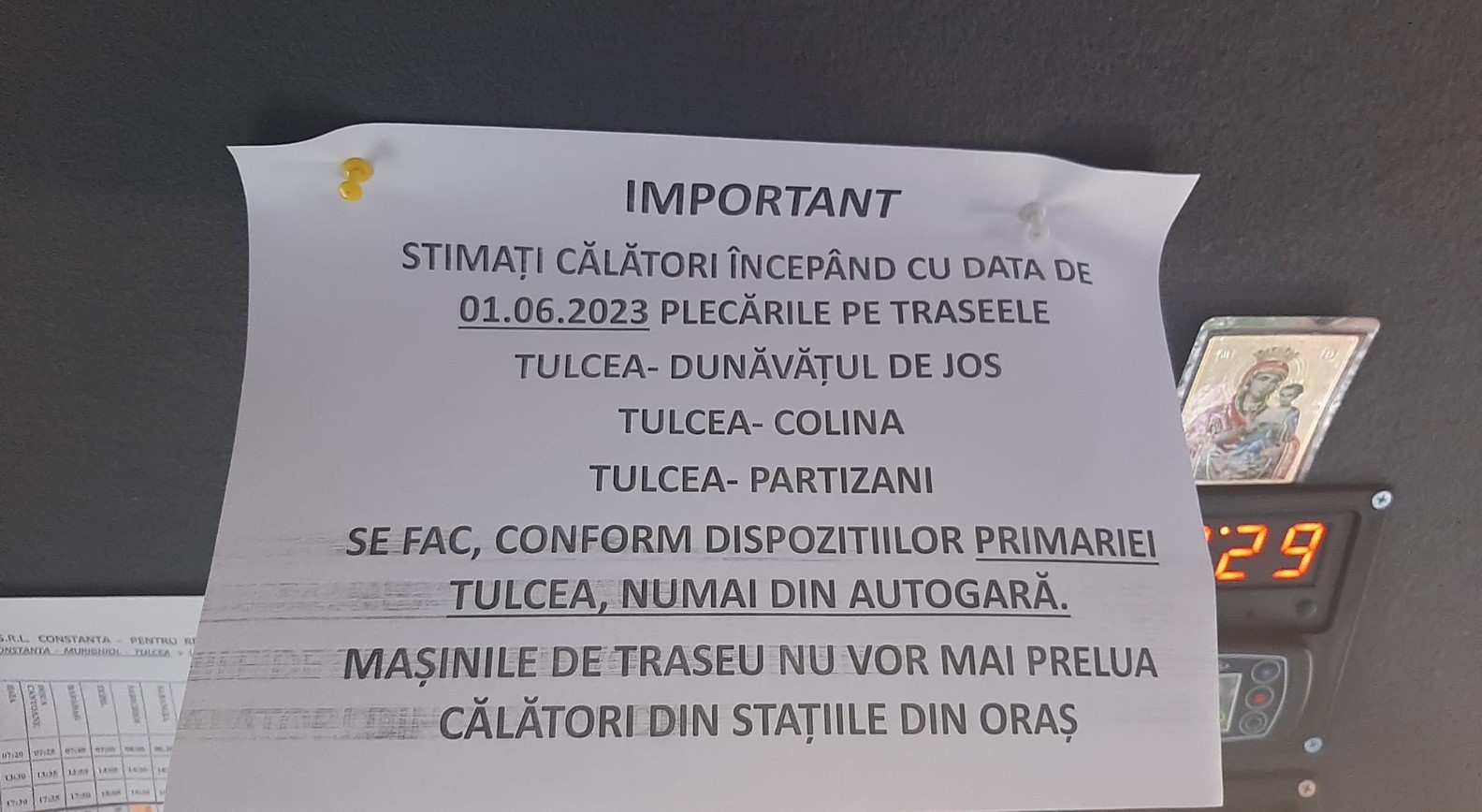 Probleme în transportul de persoane pe traseele dintre municipiul Tulcea și localitățile limitrofe. Interviu cu primarul Ştefan Ilie
