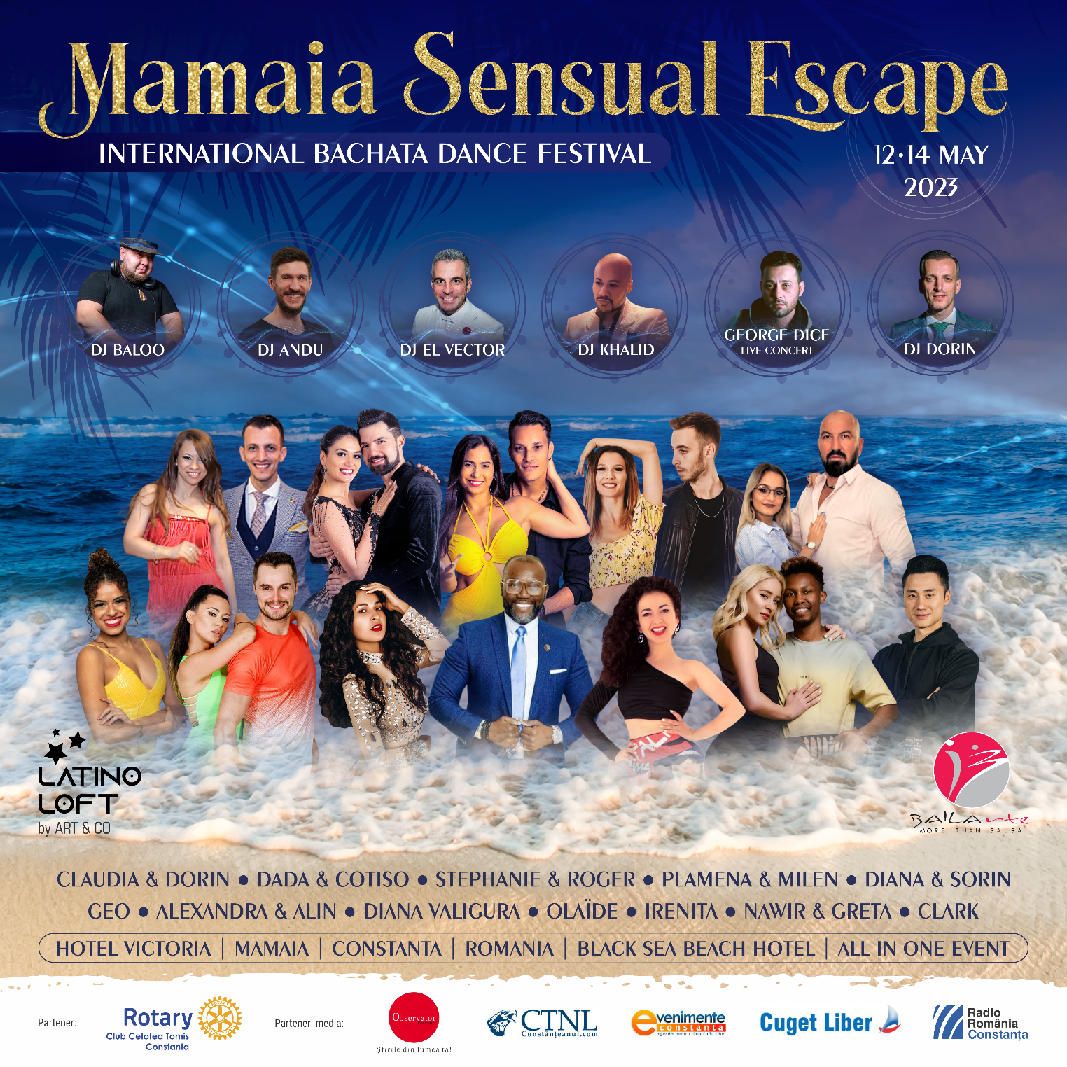 FOTO | Începe Mamaia Sensual Escape – International Bachata Dance Festival! Staţiunea devine, timp de trei zile, capitala dansurilor latine!