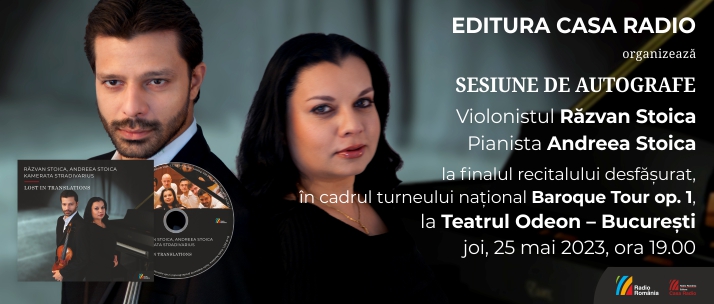 Editura Casa Radio: Sesiune de autografe Răzvan Stoica – Andreea Stoica pe albumul Lost in Translations