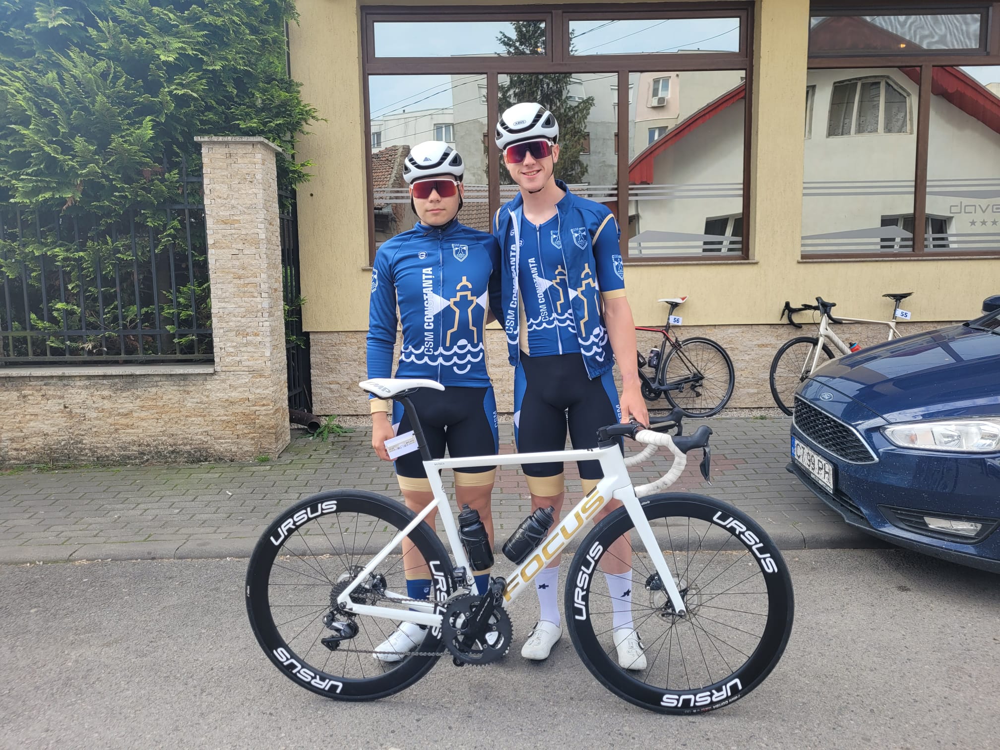 Evoluții apreciate pentru tinerii cicliști de la CSM Constanța
