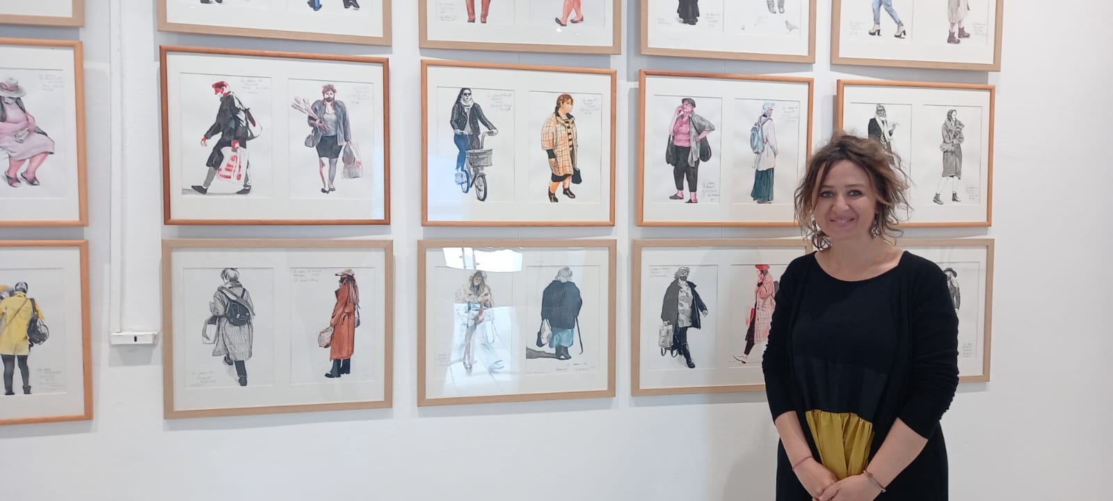 FOTO | „365, Les dames de Bucarest“ – expoziţie inedită a ilustratoarei Georgiana Chiţac, la Muzeul de Artă Constanţa