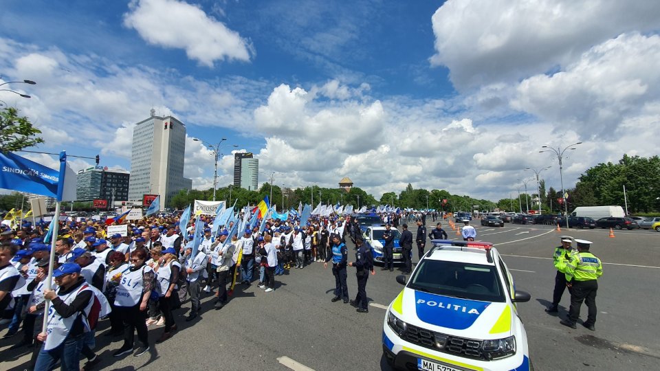 AUDIO: Greva generală din învățământ continuă. Proteste ample au loc astăzi, în Capitală