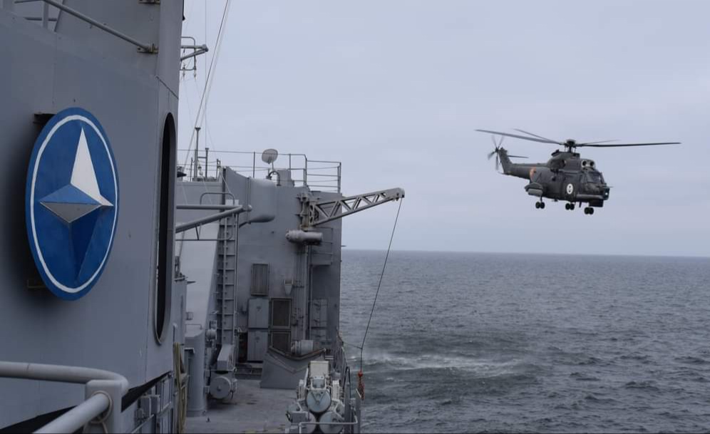 Fregata ”Regele Ferdinand” a făcut prima escală înaintea integrării în gruparea navală UE pentru misiunea din Marea Mediterană