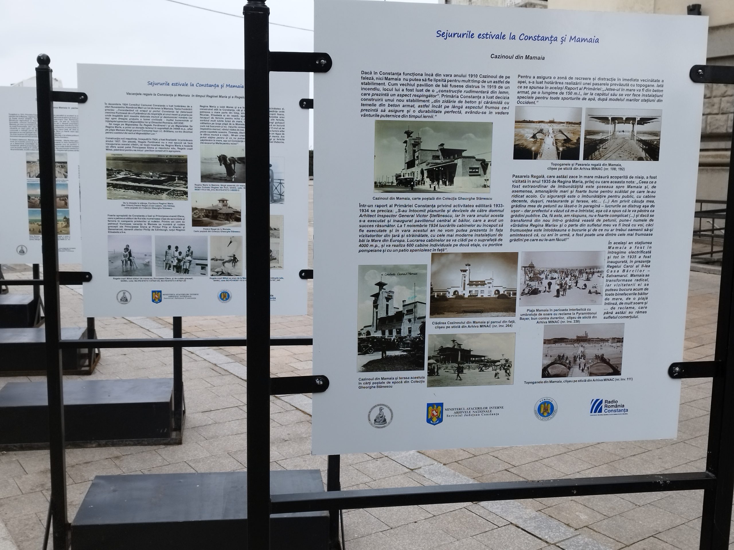 „Sejururile estivale la Constanța și Mamaia“ – expoziţie organizată de Muzeul de Istorie Naţională şi Arheologie, în Piaţa Ovidiu