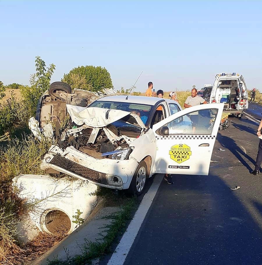 Judeţul CONSTANŢA: Un grav accident a avut loc la ieşire din Hârşova – FOTO