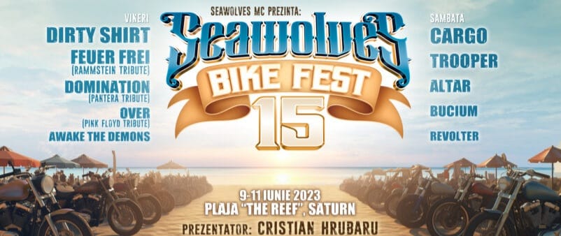 Seawolves Bike Fest se desfășoară, anul acesta, în sudul litoralului. Vor fi restricții de trafic!