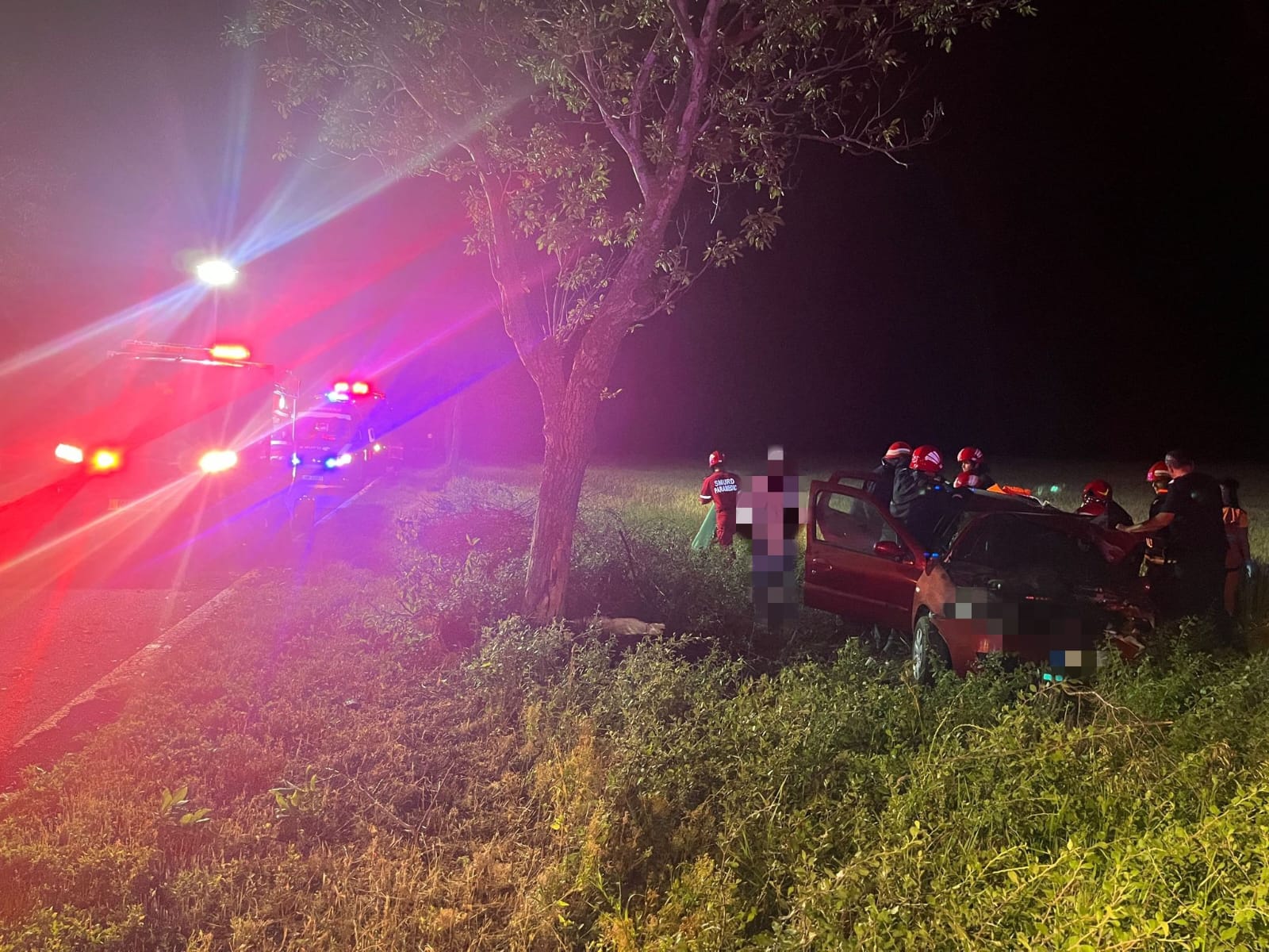 Județul TULCEA: Accident rutier în urma căruia au fost rănite cinci persoane