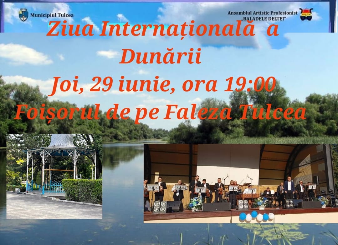 Ziua Internațională a Dunării, marcată la Tulcea