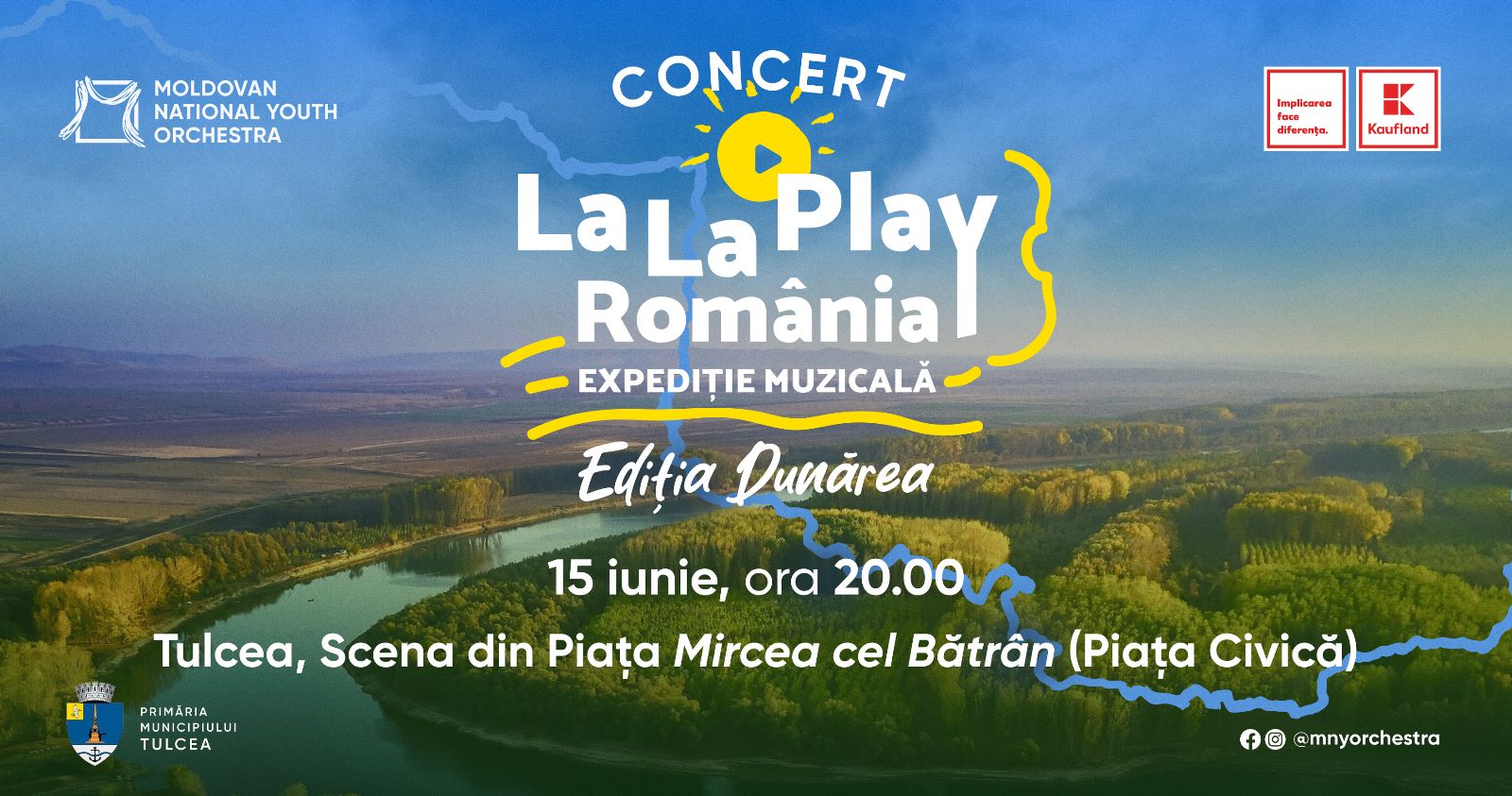 TULCEA: Concert în în Piața Mircea cel Bătrân (Piața Civică)