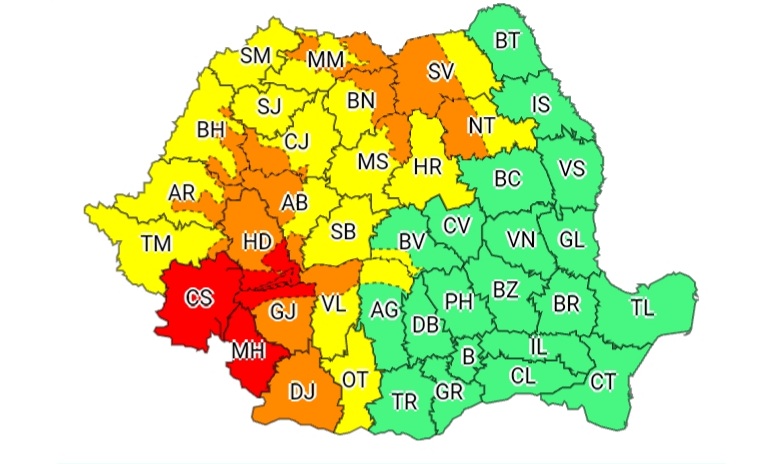UPDATE: S-a reluat circulația trenurilor în județul Mehedinți, iar CFR Călători a pus la dispoziție garnituri suplimentare pentru pasagerii IR București – Mangalia
