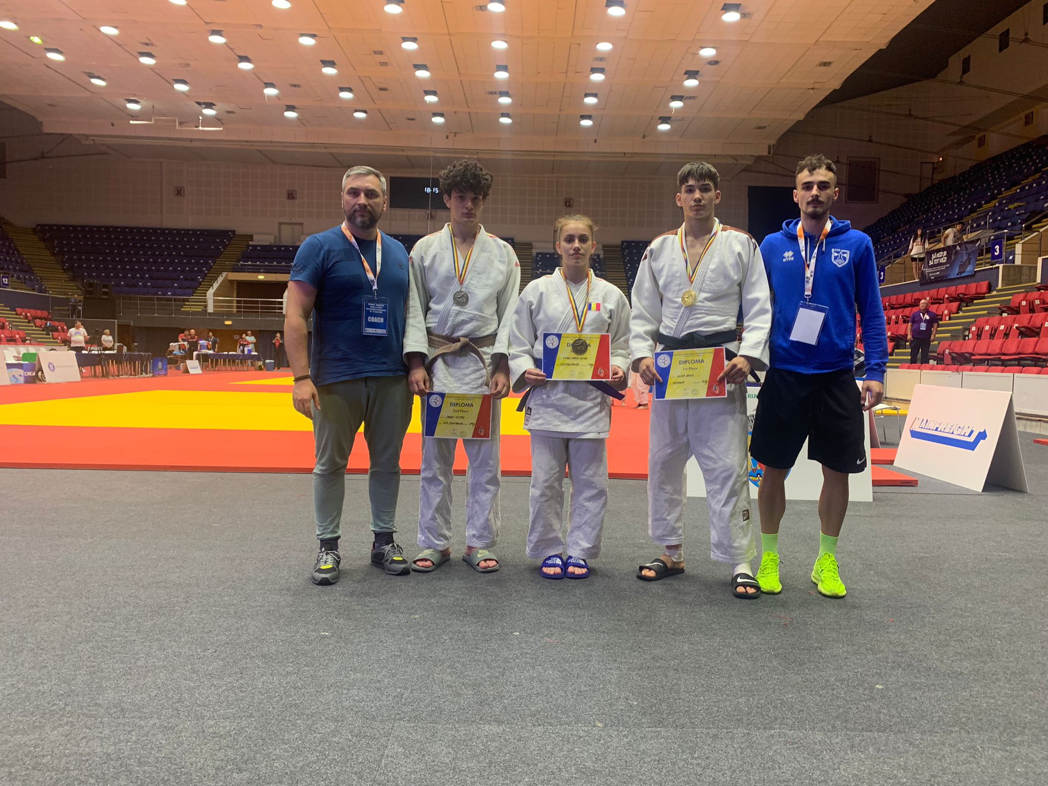 Tinerii judoka de la CSM Constanța au fost pe podium la Turneul Internațional București 2023