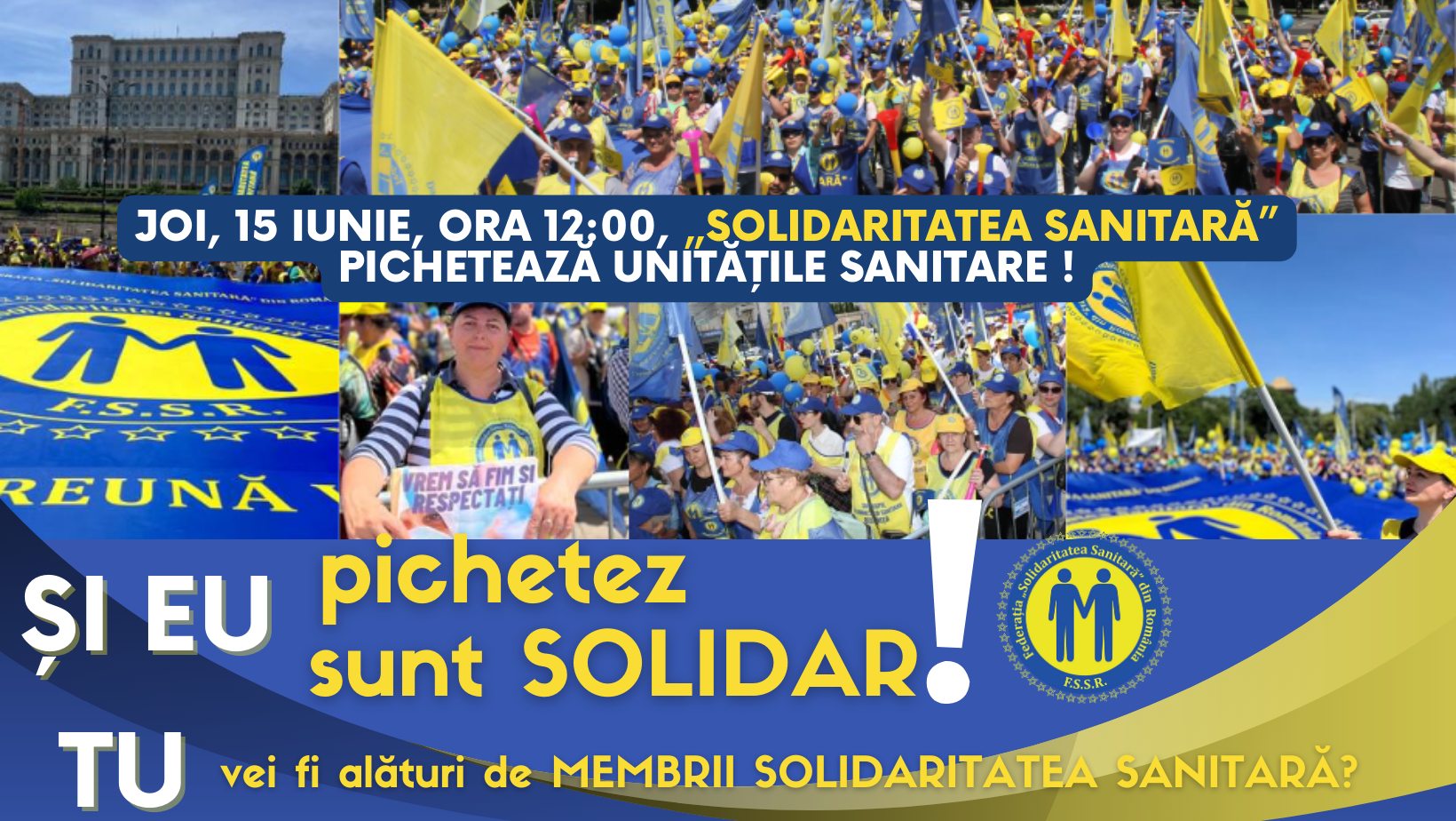 Sindicaliștii din sănătate pichetează unitățile sanitare și se pregătesc de grevă. La Constanța, protestul are loc la Spitalul de Boli Infecțioase