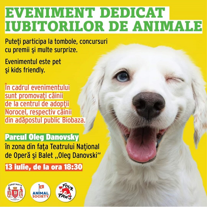 CONSTANȚA: Eveniment dedicat iubitorilor de animale. Organizatorii au amenajat special o zonă pentru copii