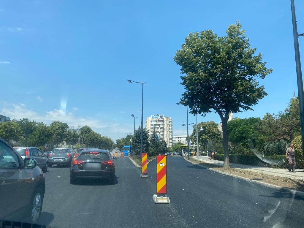 CONSTANȚA: Restricții de circulație pentru lucrările de asfaltare de pe bulevardul Alexandru Lăpușneanu