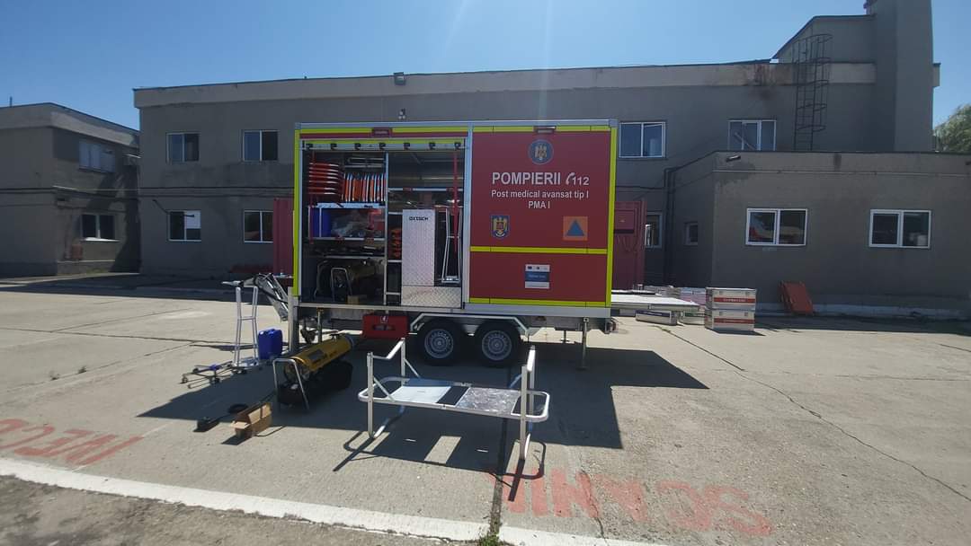 Un nou Post Medical Avansat Tip 1 a intrat în dotarea ISU Dobrogea