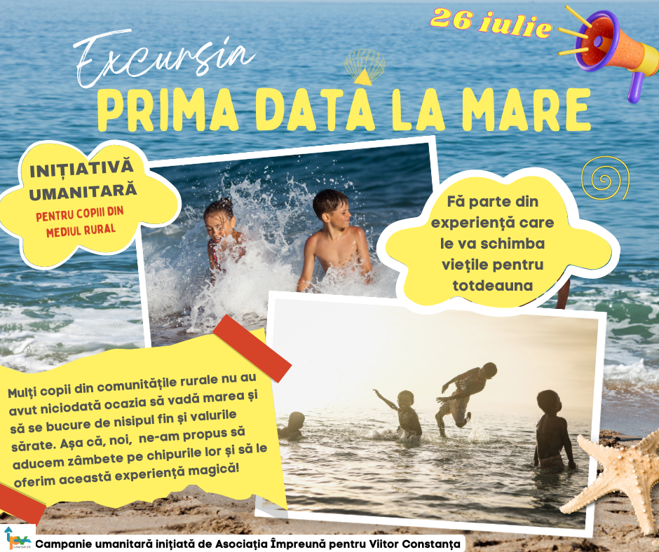 Mai mulţi copii din localitatea tulceană Topolog ajung mâine, pentru prima dată la mare
