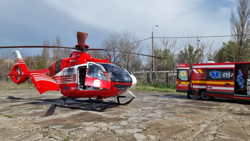 Două accidente rutiere în apropiere de Hârșova. O victimă, transportată la spital cu elicopterul SMURD