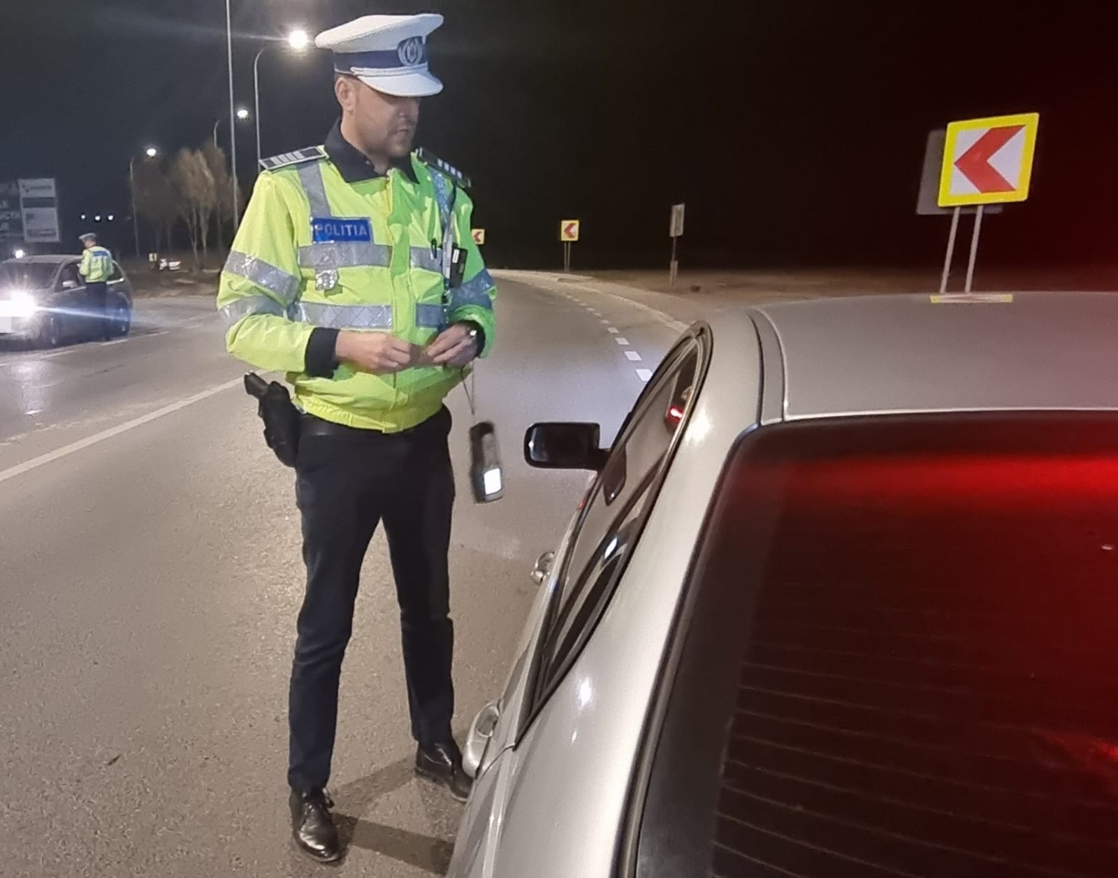 TULCEA: Șofer beat scos din trafic de Poliția Rutieră