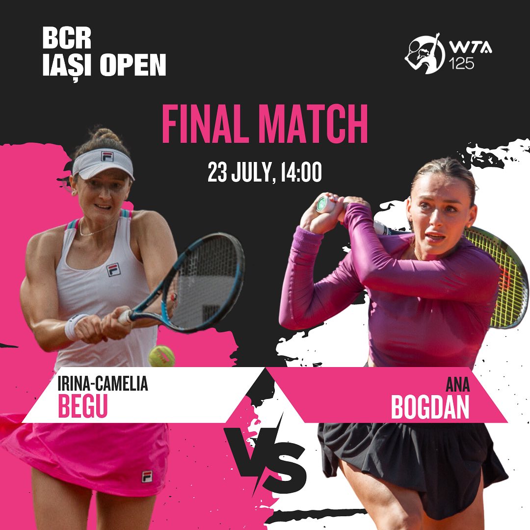 Ana Bogdan şi Irina Begu vor juca finala turneului de la Iași